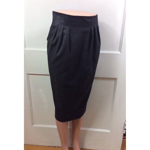 Don Sayres Vintage Wool Pencil Skirt Office Siren Womens 6 - Picture 3 of 9